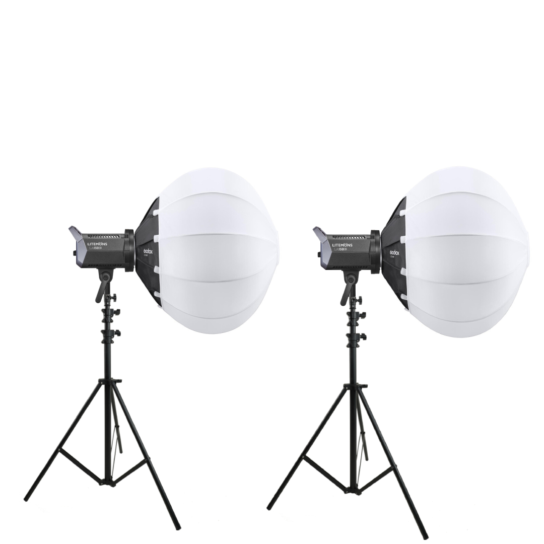 Bộ thiết bị đèn livestream cao cấp Godox 300w